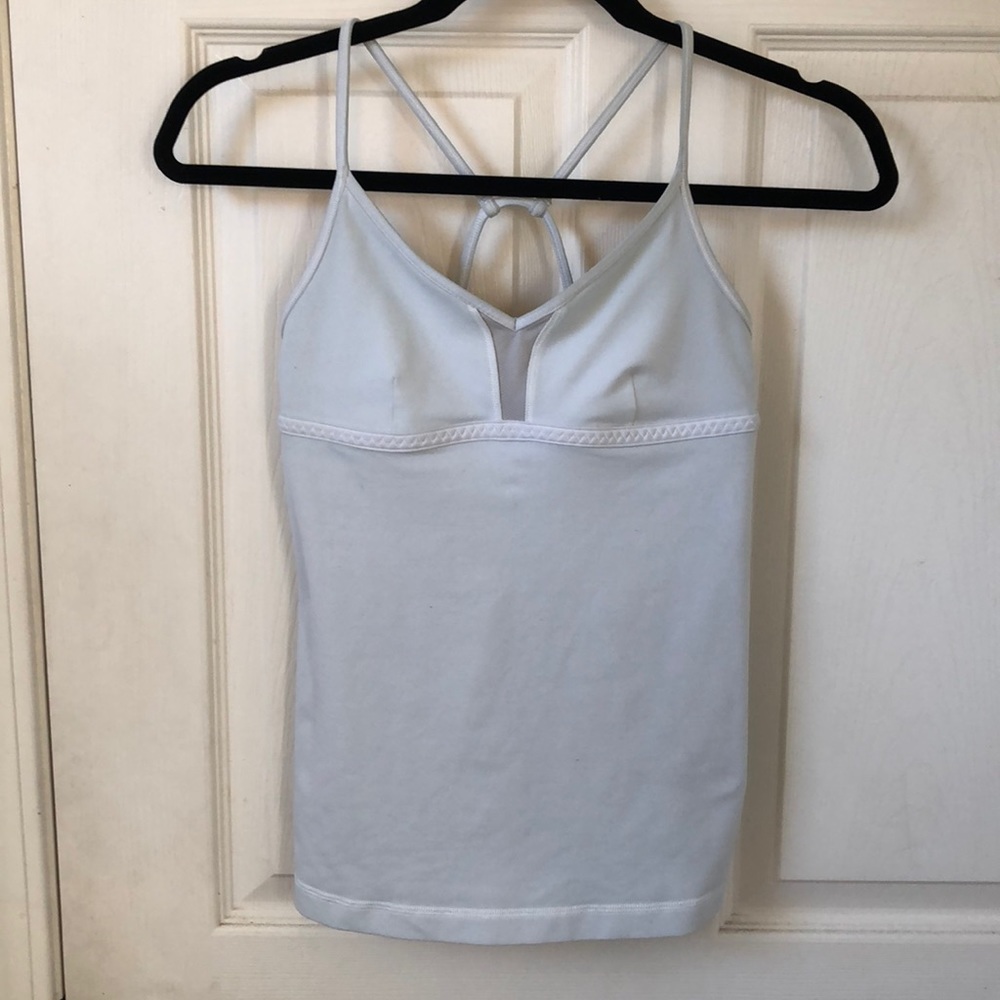 White Lululemon Tank